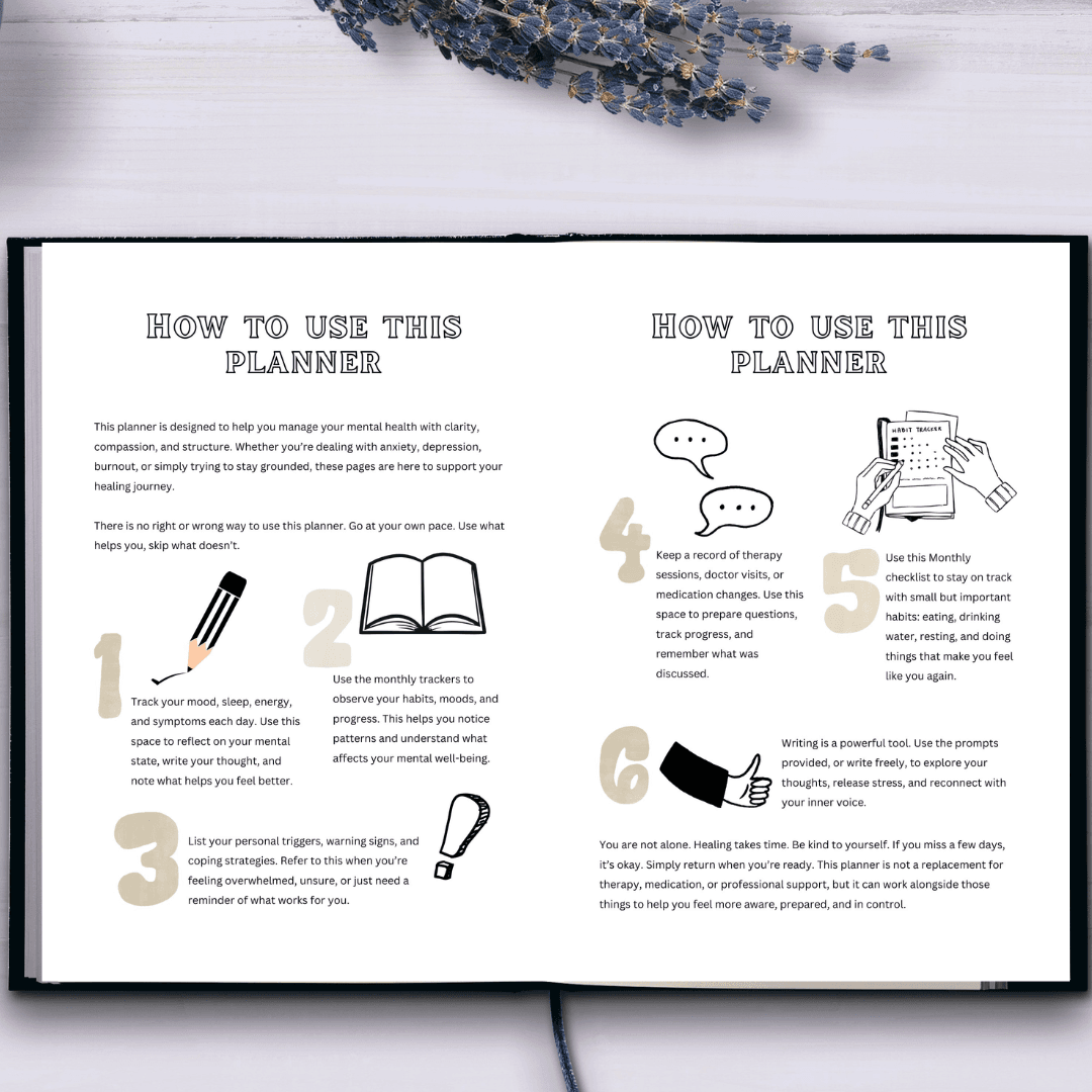 Printable The Calm Within Planner